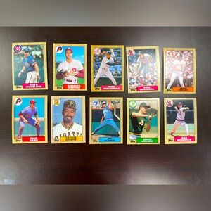 1987 Topps Multiple sets of 10
